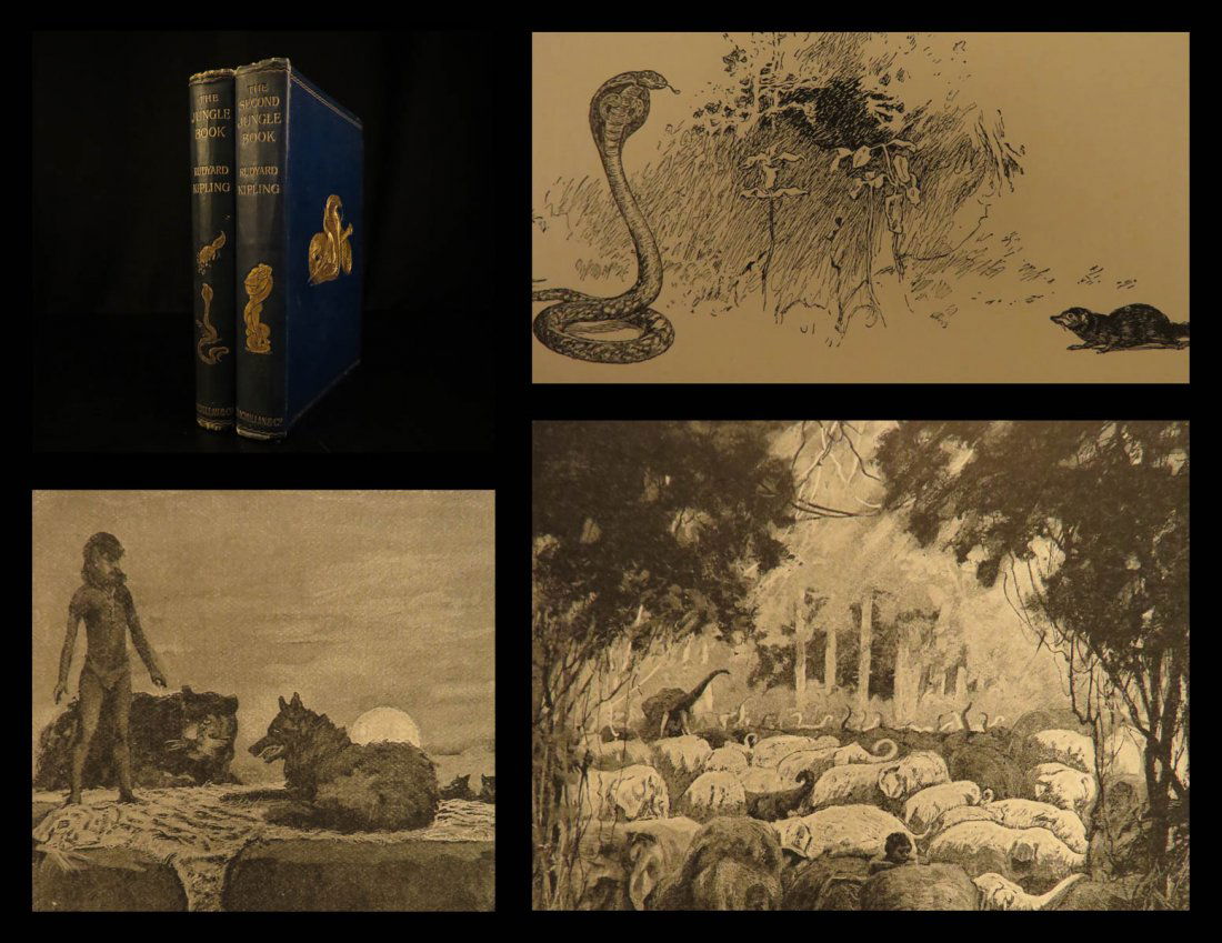 1894 1ed The Jungle Books Rudyard Kipling Children’s (1 of 10)