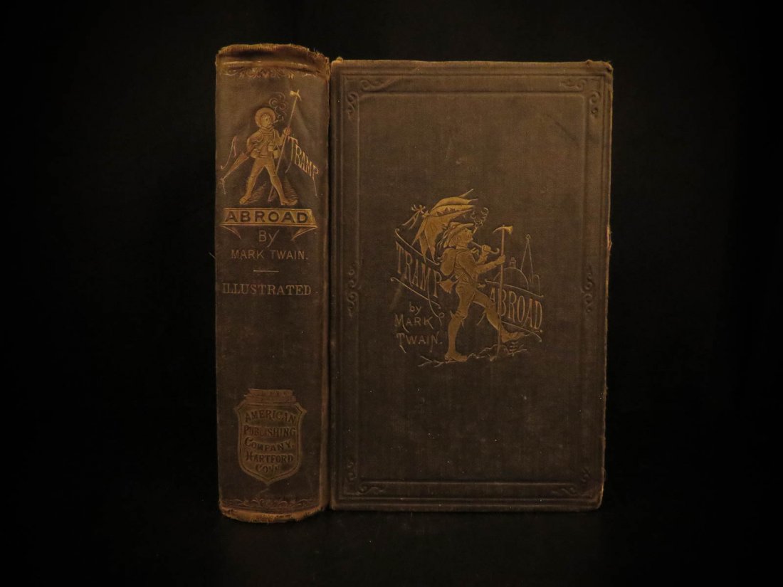 1880 1st ed Mark Twain A Tramp Abroad Travel (1 of 10)