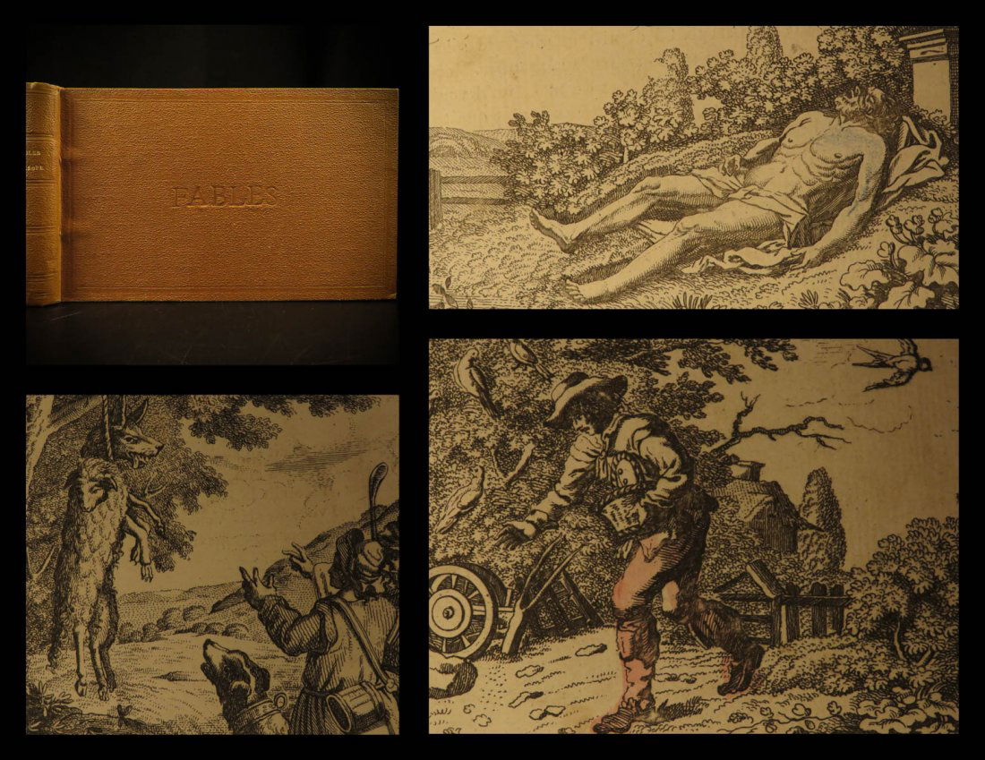 1802 Aesop Fables Illustrated by Francis Barlow Myth: 1802 Aesop Fables Illustrated by Francis Barlow Mythology UNICORNS French RARE “A doubtful friend is worse than a certain enemy. Let a man be one thing or the other, and we then know how to meet him