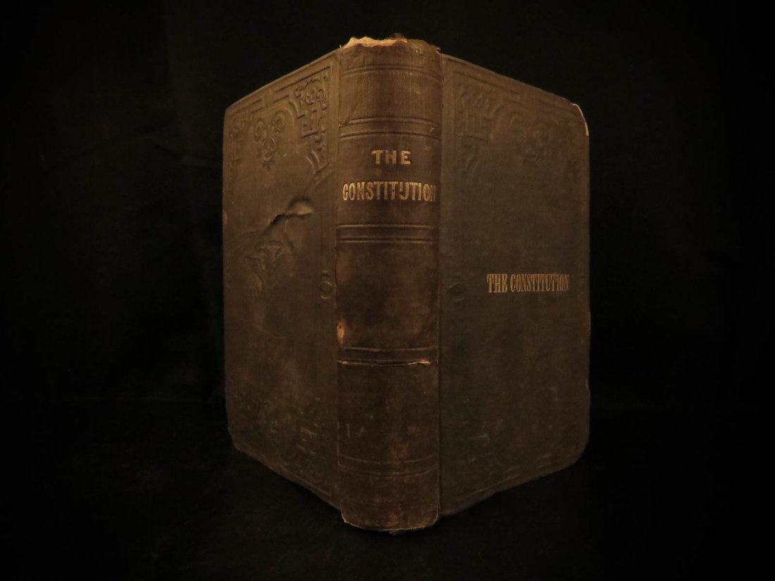 1854 United States Constitution & Declaration (1 of 10)