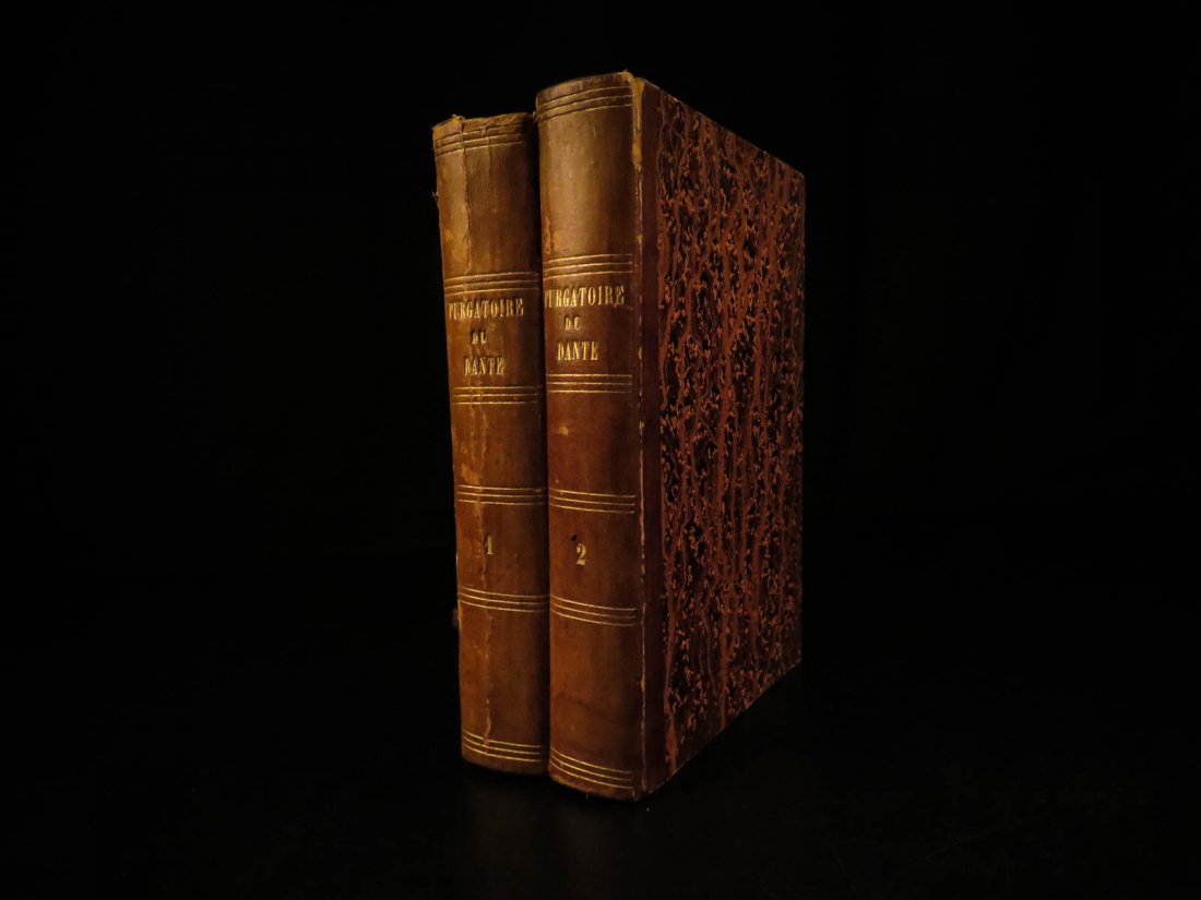 1856 1ed DANTE Alighieri Inferno Divine Comedy French (1 of 10)