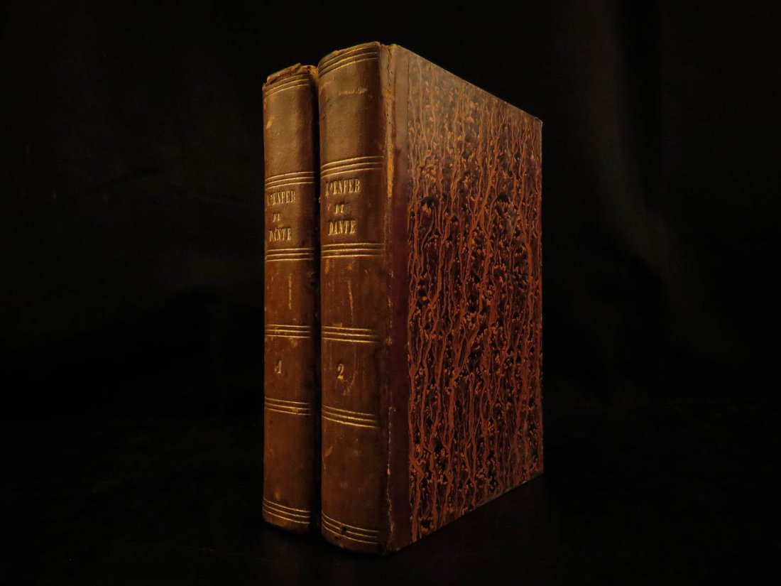 1852 1ed DANTE Alighieri INFERNO Divine Comedy (1 of 10)