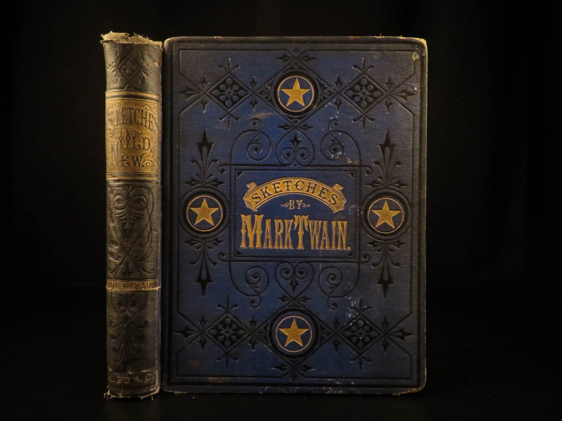 1875 1st ed Sketches Mark TWAIN Samuel Clemens Jumping (1 of 10)