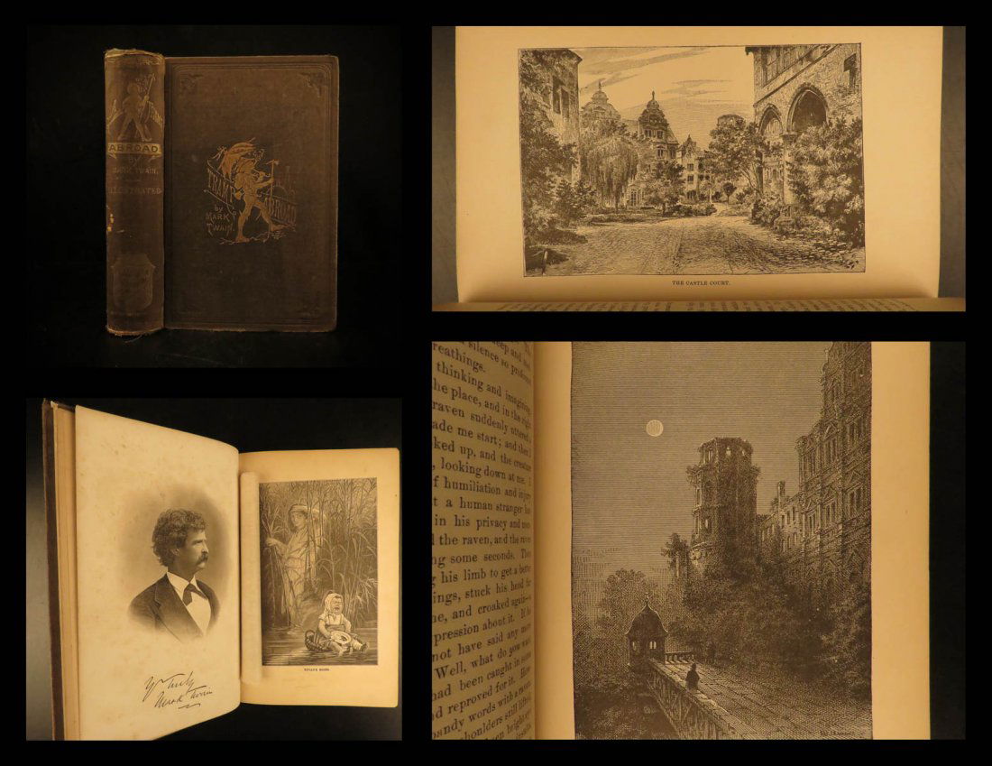 1880 1st Mark Twain A Tramp Abroad Travel Illustrated (1 of 10)