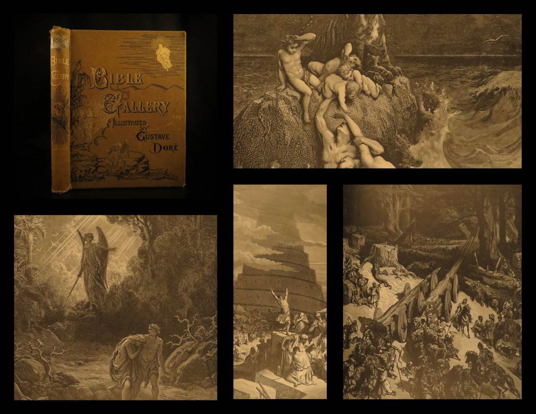 1883 Dore Bible Gallery Illustrated Gustave Dore ART (1 of 10)