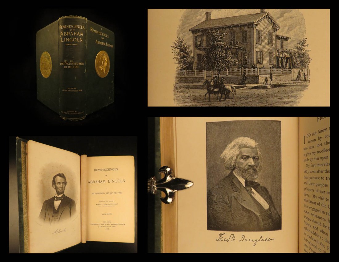1888 Abraham Lincoln Reminiscences Slavery Civil War US: 1888 Abraham Lincoln Reminiscences Slavery Civil War US Grant Gettysburg A.Rice “Nearly all men can stand adversity, but if you want to test a man's character, give him power.” ― Abraham Lin