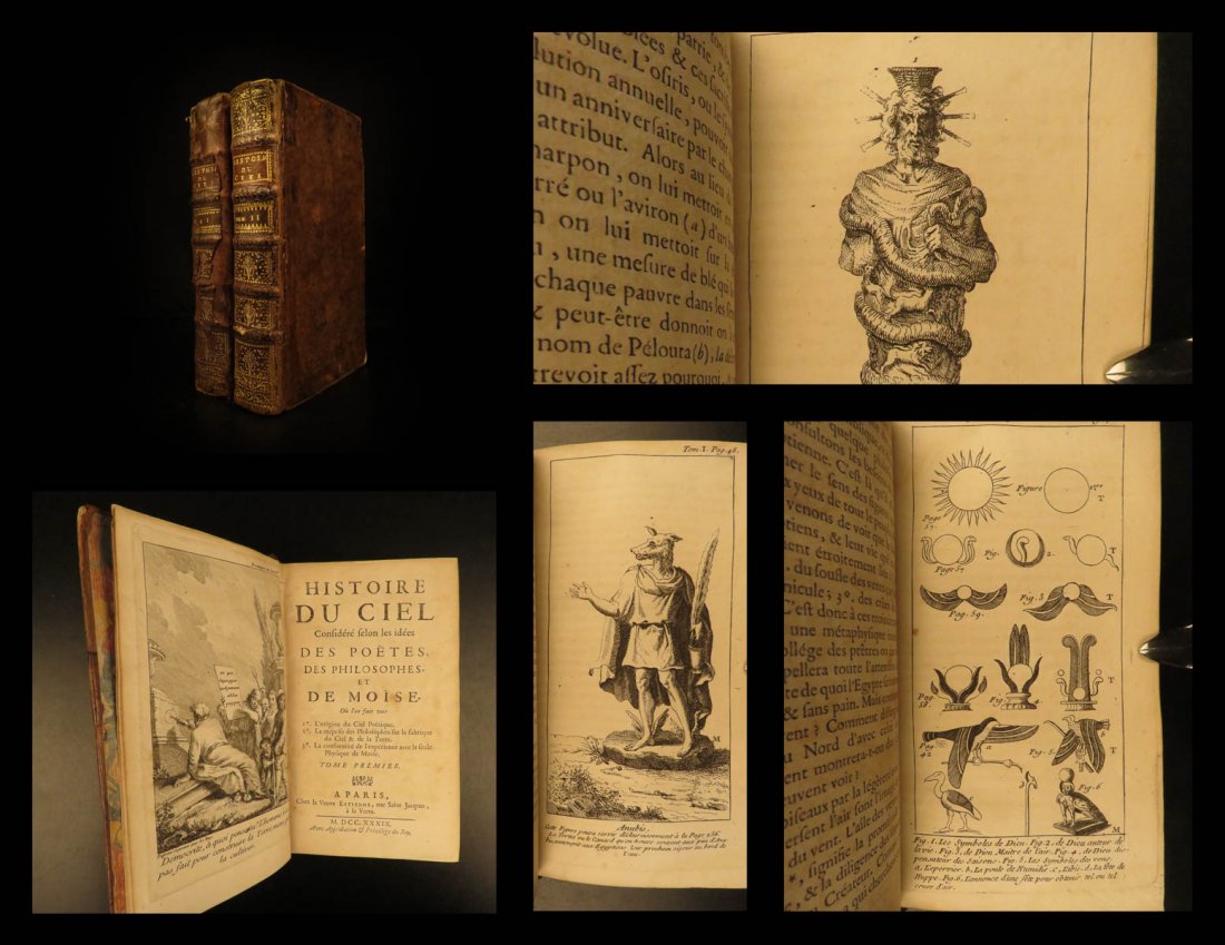 1739 1ed Astrology Cosmogony Occult Pagan Egyptian Myth (1 of 10)