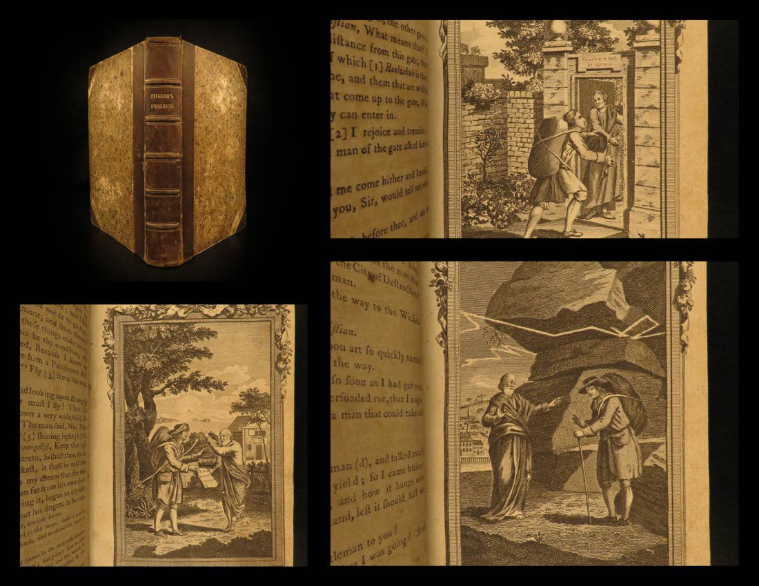 1778 John Bunyan Pilgrims Progress Illustrated Demons (1 of 10)