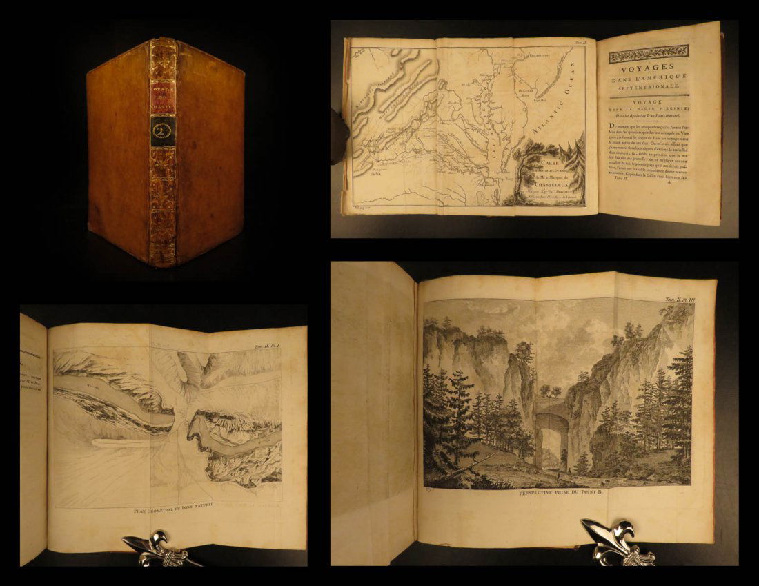 1786 1ed America Voyages of Chastellux MAPS Revolutiona (1 of 10)