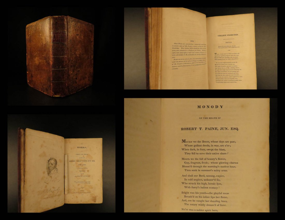 1812 1st ed Robert Treat Paine Jr Federalist Essays (1 of 10)