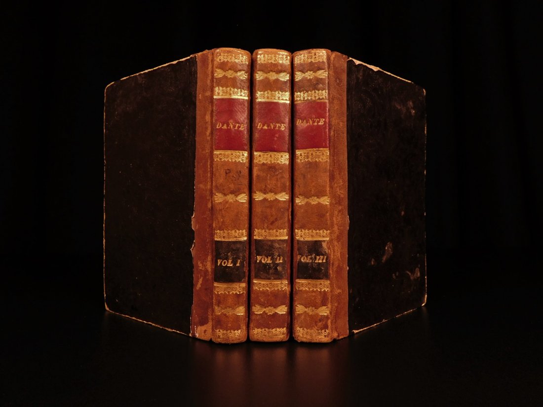 1849 Dante Alighieri Divine Comedy Commedia Inferno (1 of 10)