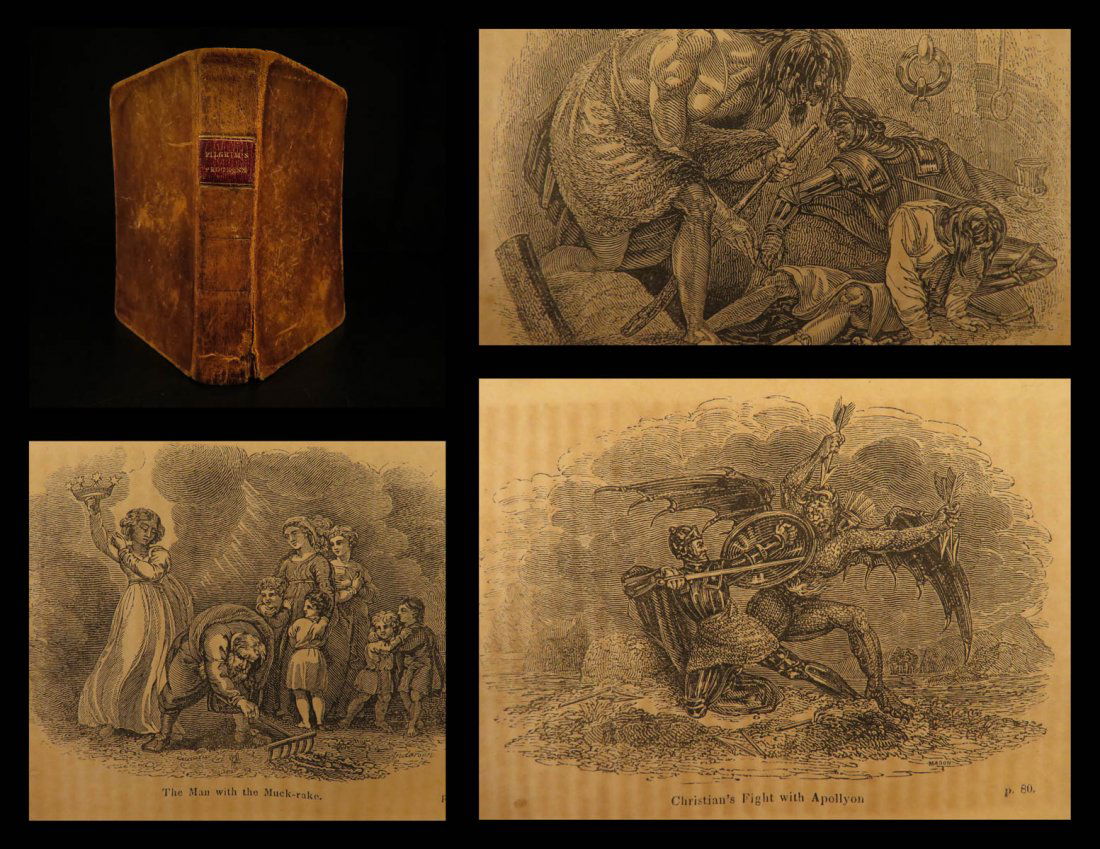 1850 John Bunyan Pilgrim’s Progress Illustrated Demons (1 of 10)