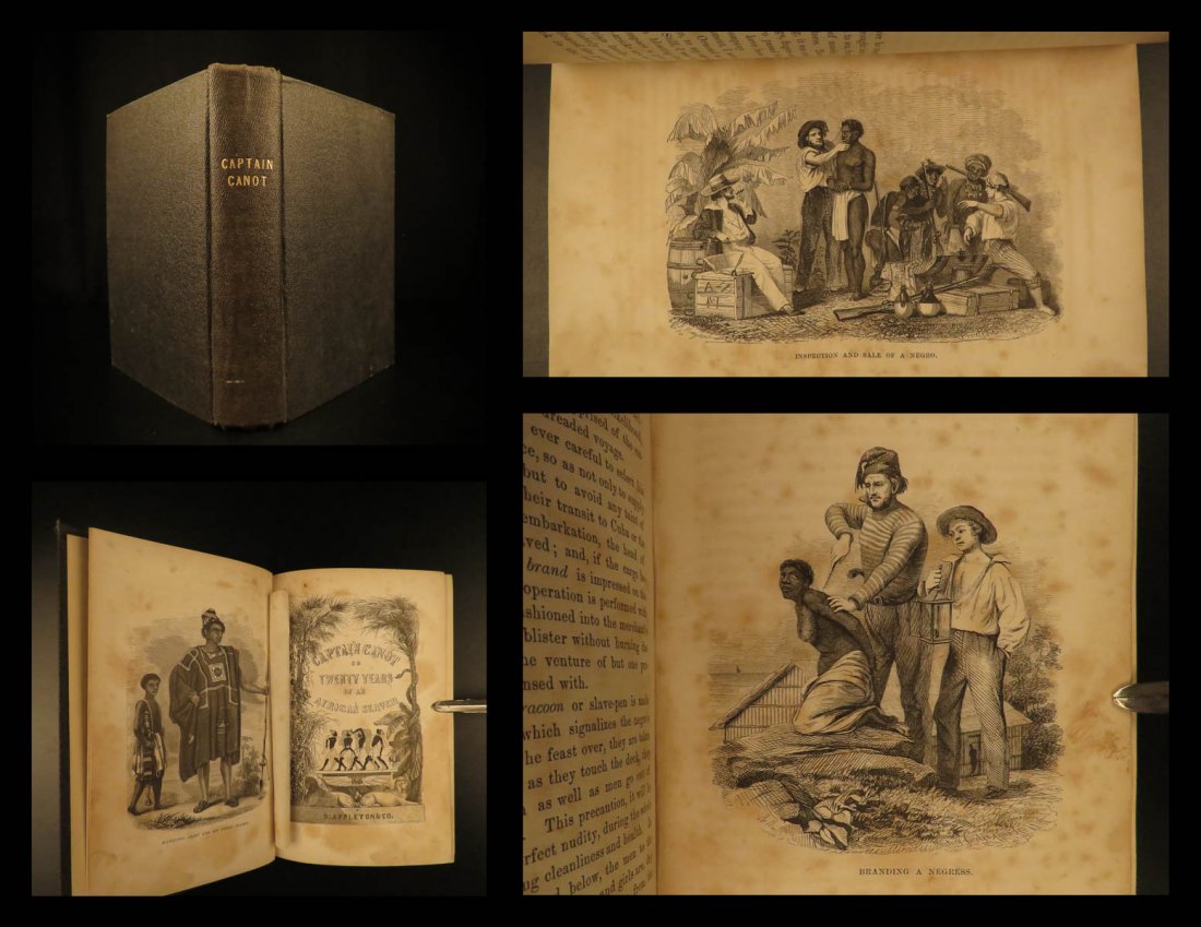 1854 1ed African SLAVE TRADE Capt Theodore Canot Africa (1 of 10)