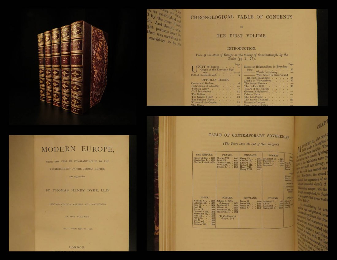 1877 EXQUISITE Modern Europe History Dyer Rome War (1 of 10)