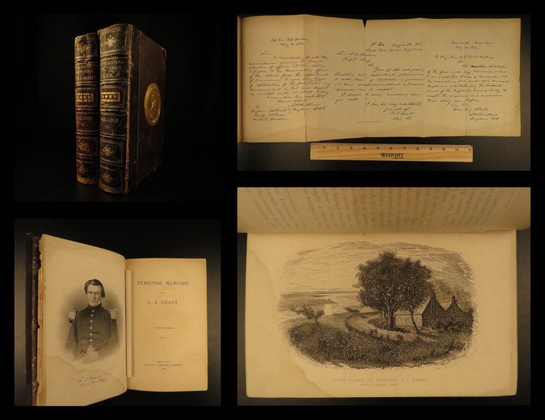 1885 1ed Civil War Memoirs General Ulysses S Grant (1 of 10)