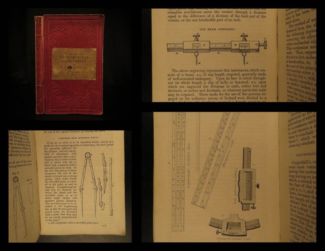1849 1ed Mathematics Instruments Optics Engineering (1 of 10)