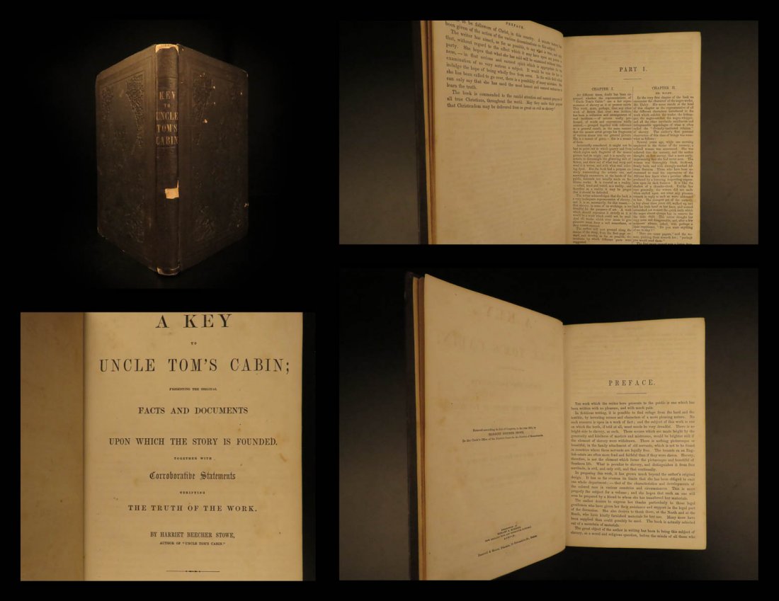 1853 1st ed Key to Uncle Tom’s Cabin Harriet Beecher (1 of 10)