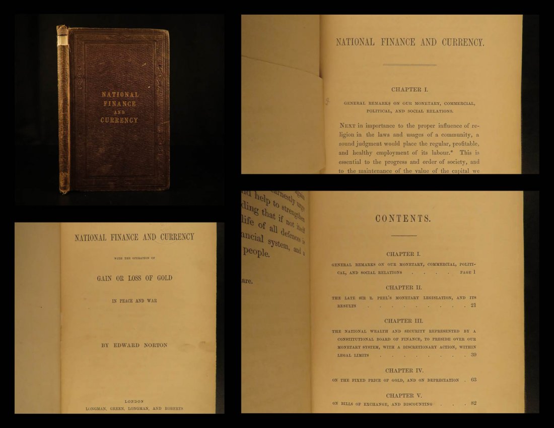 1860 1ed National Finance Currency Gold Banking Debt (1 of 10)