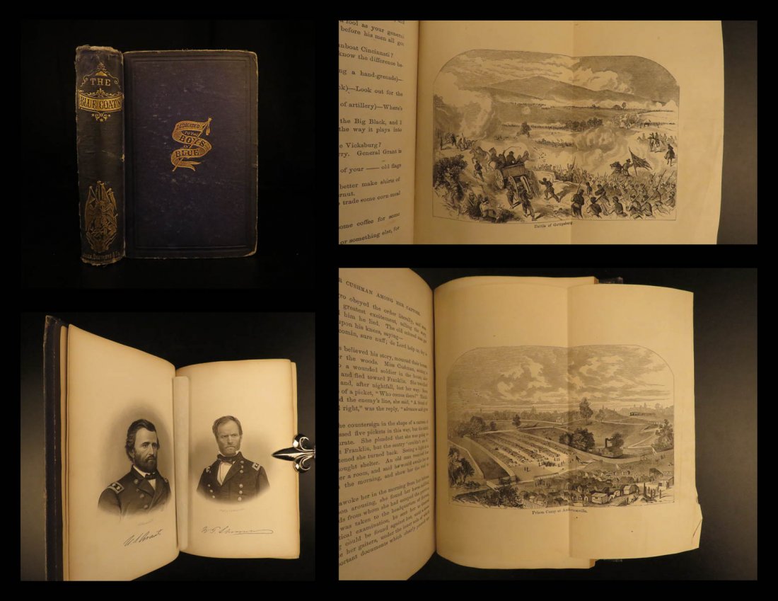 1867 1ed Blue Coats CIVIL WAR Union Generals Soldiers (1 of 10)