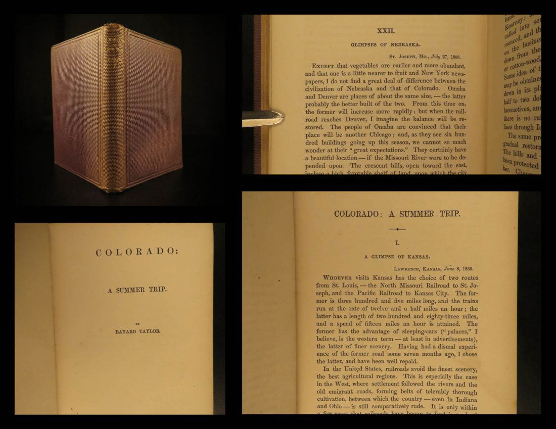 1867 Colorado 1st edition Denver GOLD Mining Idaho (1 of 10)