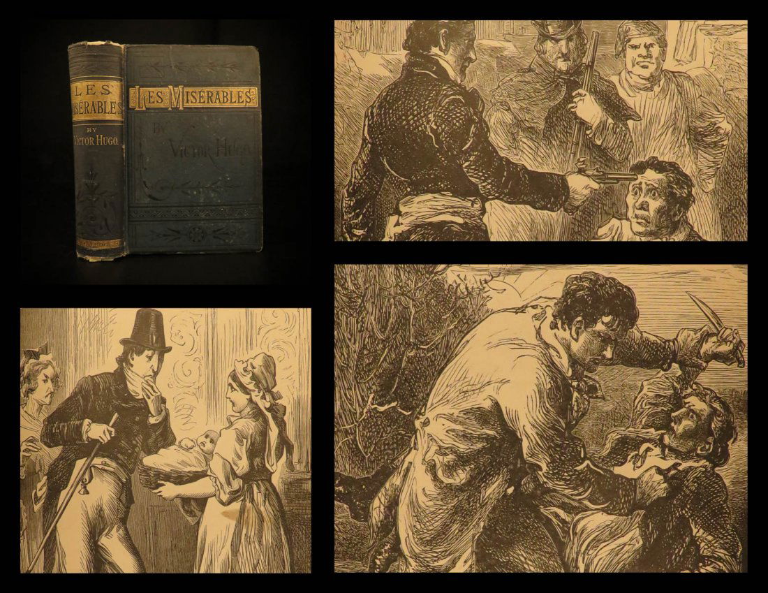1880 Les Misérables Victor HUGO French Literature Valje (1 of 10)