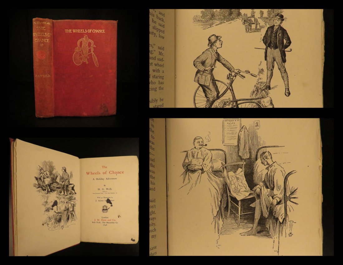 1898 1st ed HG Wells Wheels of Chance Holiday Cycling (1 of 10)