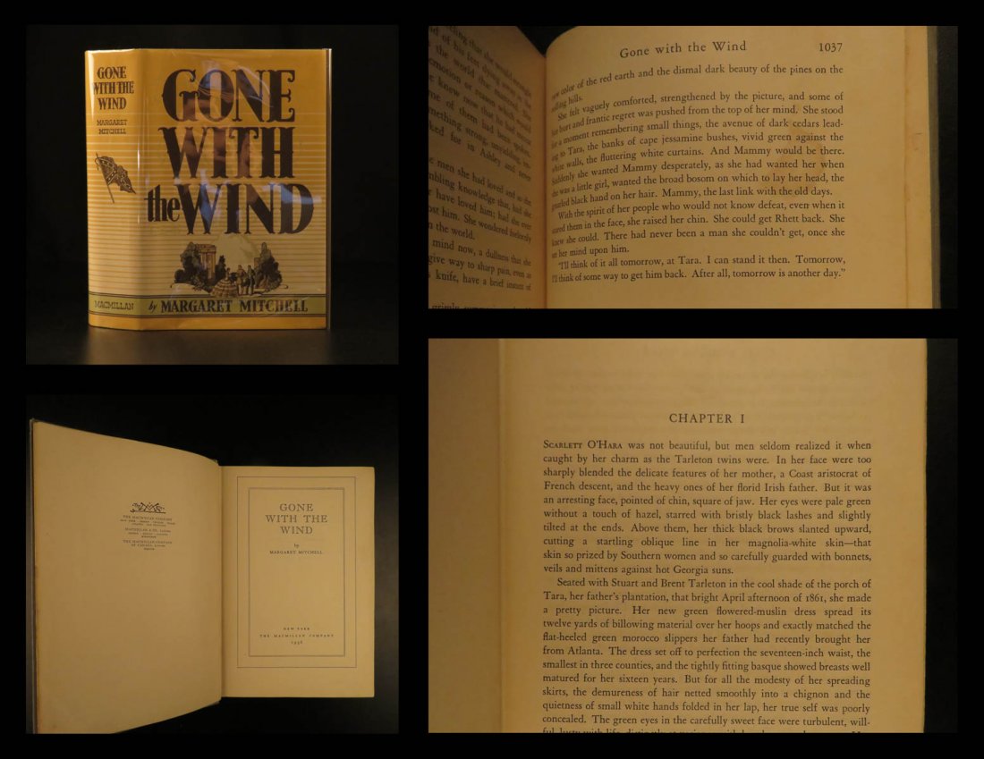 1936 1st ed Gone with the Wind Margaret Mitchell Civil (1 of 10)