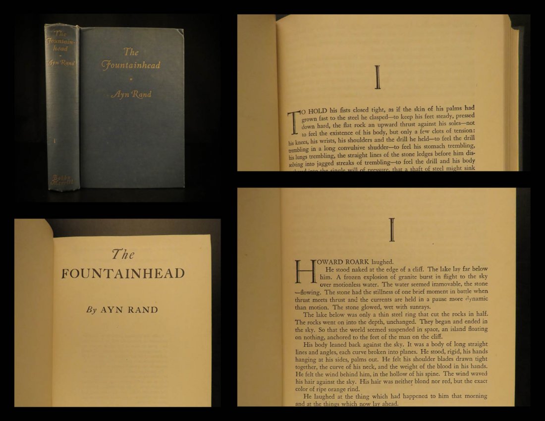 1943 Fountainhead by Ayn Rand Objectivism (1 of 10)