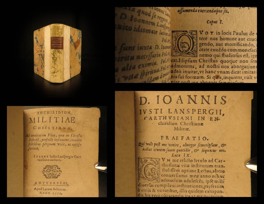 1576 Enchiridion Militant Christian Bible Prayers (1 of 10)