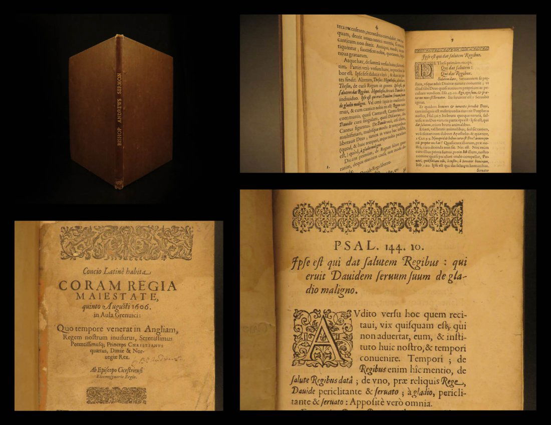 1610 1ed Gunpowder Treason Lancelot Andrewes Bible (1 of 9)