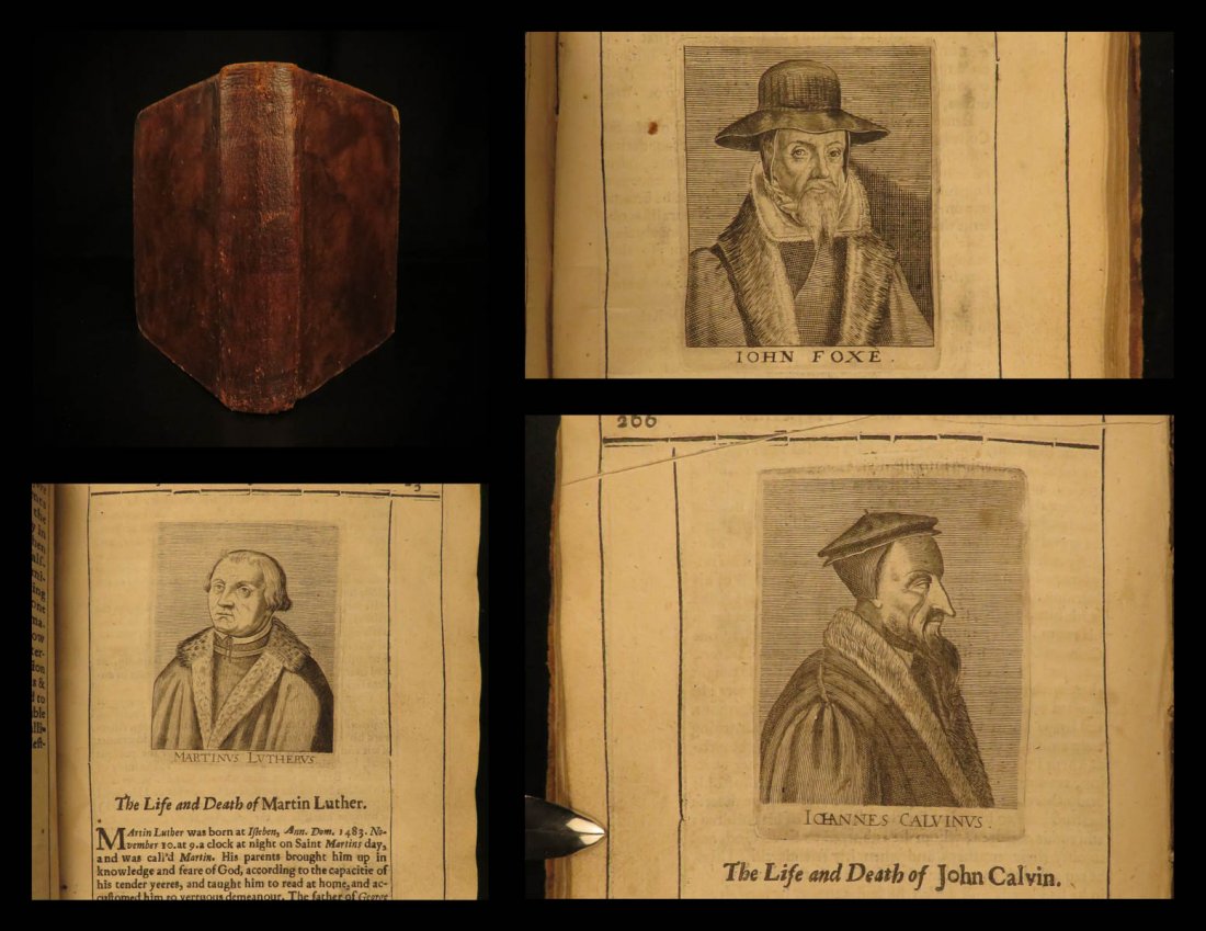 1651 1ed Martyrs of REFORMATION Huss Calvin Luther (1 of 10)