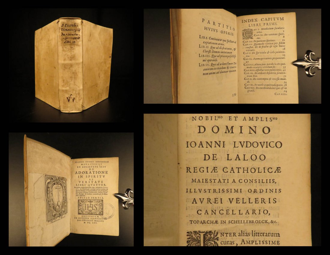 1665 Jesuit Spanish Mysticism Juan Eusebio Nieremberg (1 of 10)