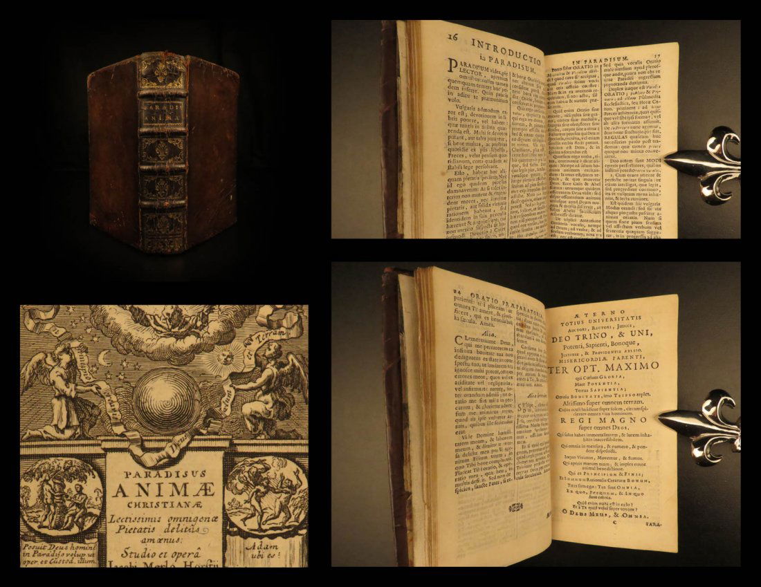 1698 ASCETICISM Devotional Paradisus Animae Prayers (1 of 10)