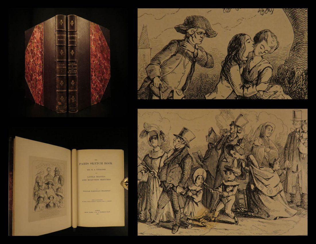 1879 Thackeray Paris Sketchbook Limited edition Little (1 of 10)