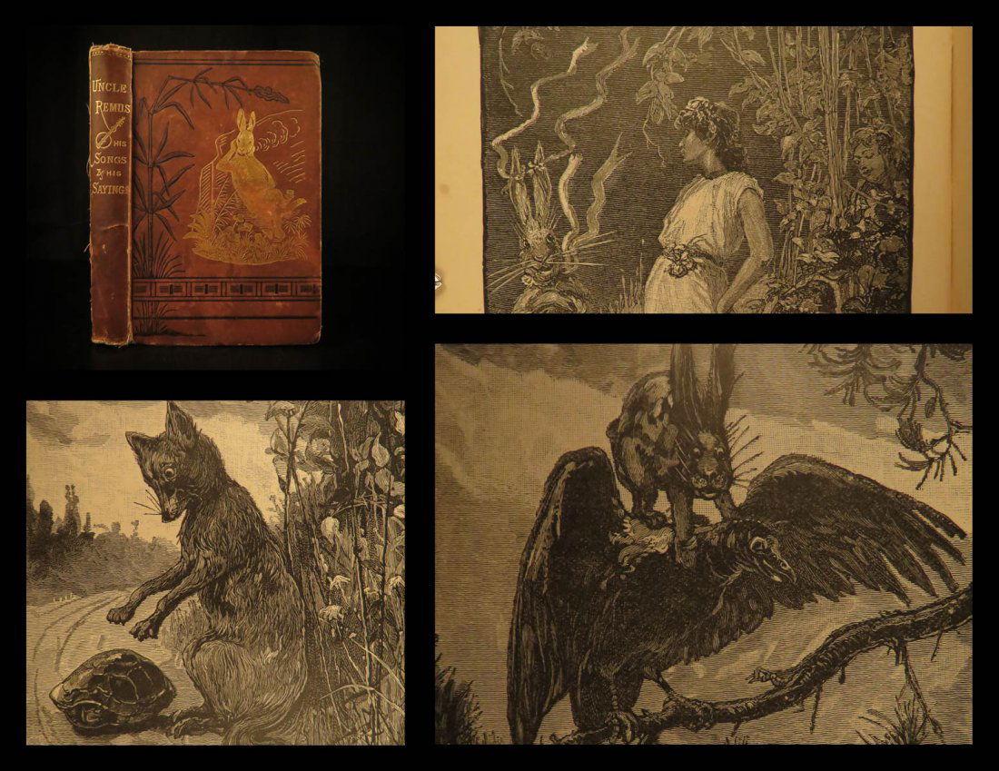 1884 Uncle Remus Songs & Sayings Joel Harris Slavery (1 of 10)