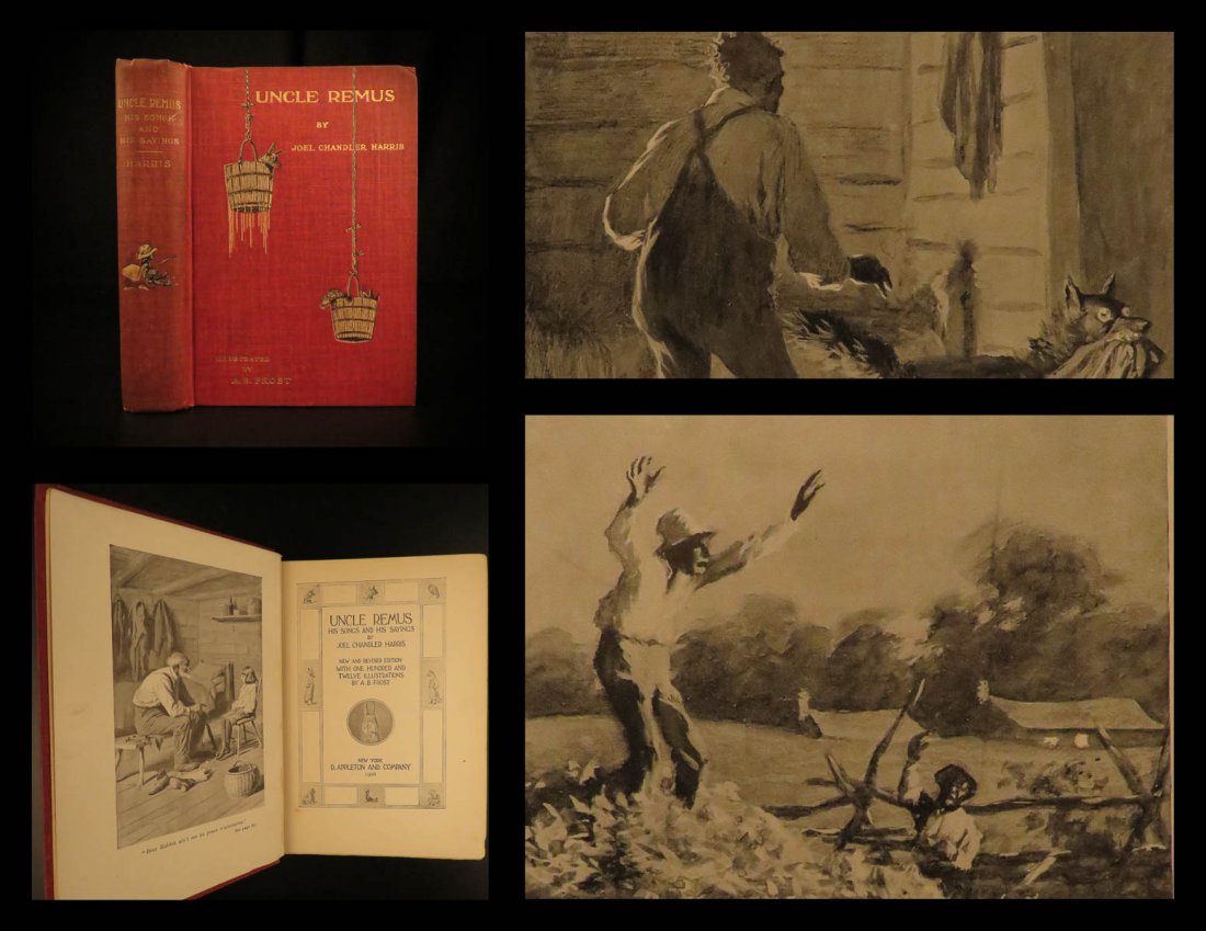 1906 Uncle Remus Harris American Slavery Song: 1906 Uncle Remus Harris American Slavery Song of the South Folklore Brer Rabbit Br’er Rabbit and crew are the basis and inspiration for Disney’s black folklore, controversial tale “Song of the S