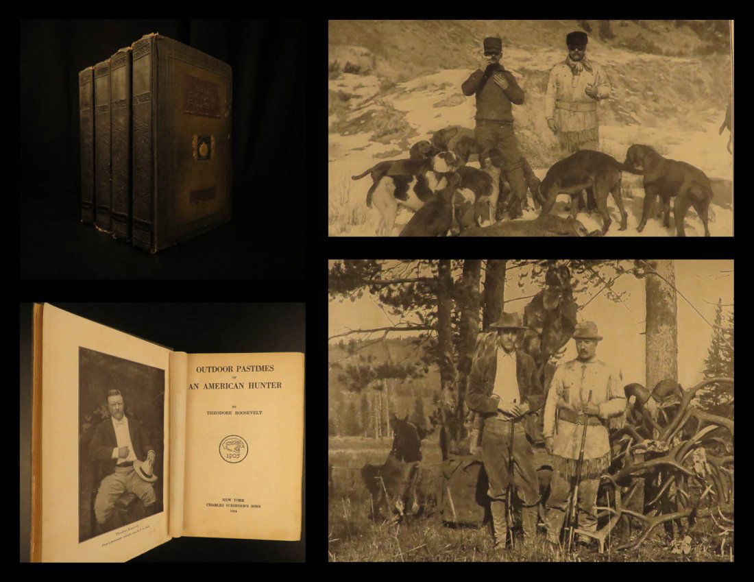 1924 Works of Theodore Roosevelt Rough Riders Hunting (1 of 10)
