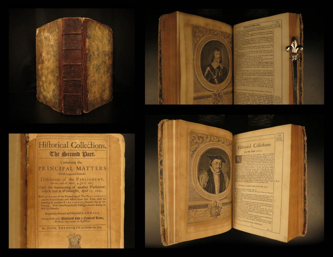 1680 Rushworth Papers English Civil War King Charles I (1 of 10)