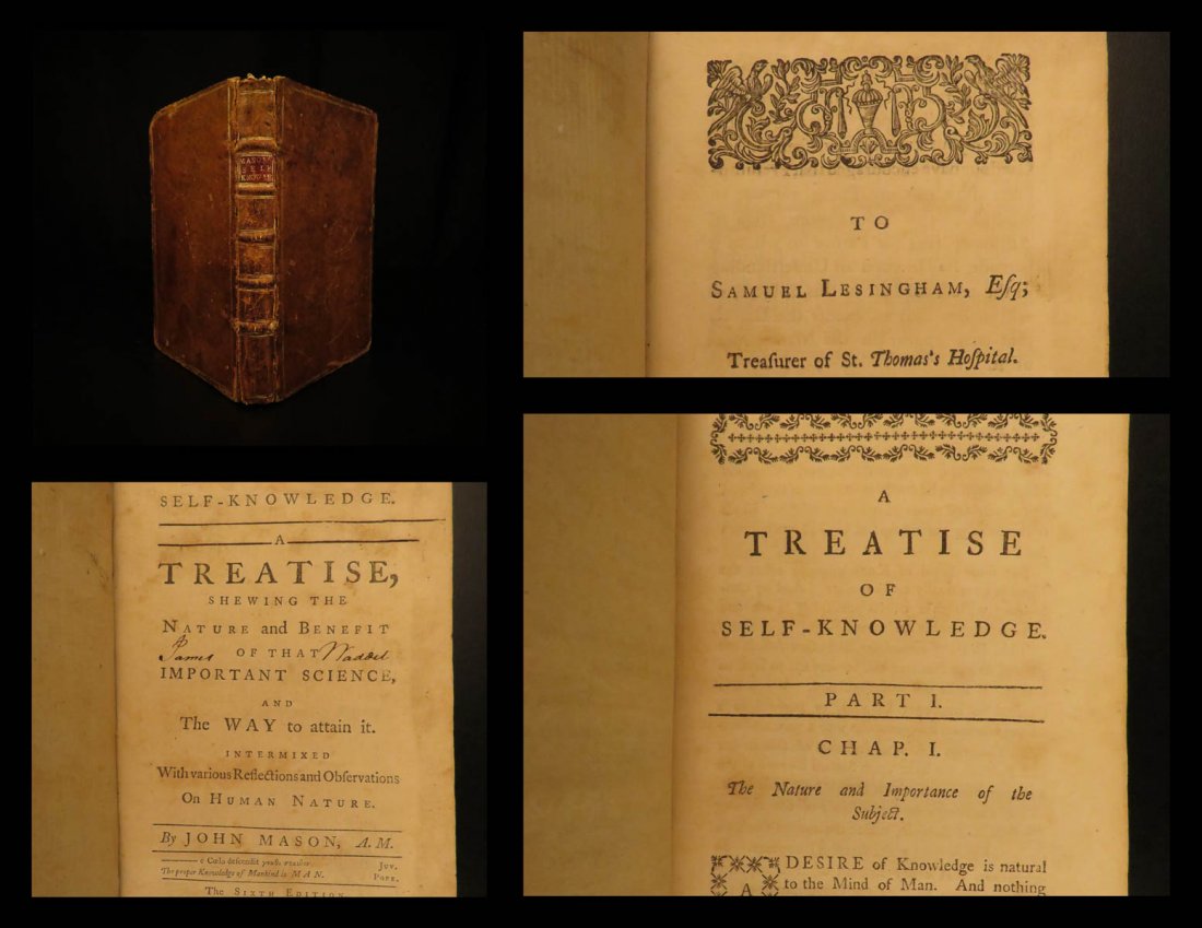 1758 John Mason Self-Knowledge Human Understanding (1 of 10)