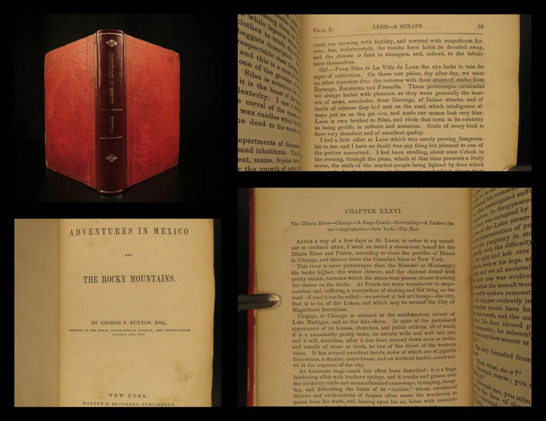 1848 1ed Adventures in Mexico & Rocky Mountains Ruxton (1 of 10)