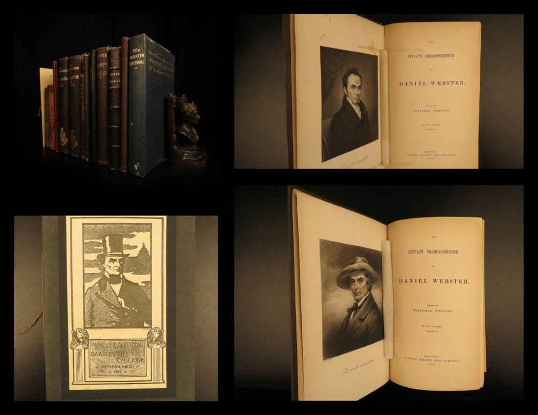 1853 RARE Daniel Webster America Politics Dartmouth New (1 of 10)