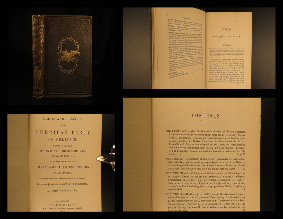 1855 1ed American Anti-Immigration American Party Irish: 1855 1ed American Anti-Immigration American Party Irish Catholics Riots Politics American anti-immigration propaganda Since the earliest times of American civilization, there have been political senti