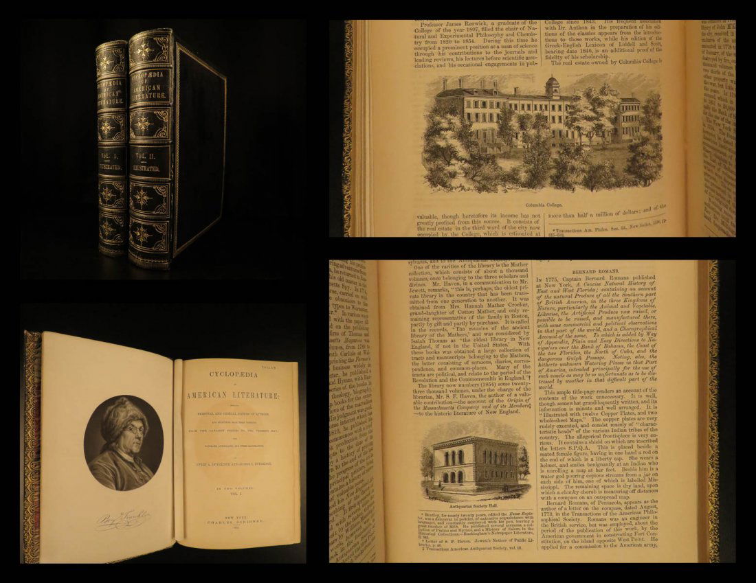 1855 1ed EXQUISITE American Literature Ben Franklin (1 of 10)