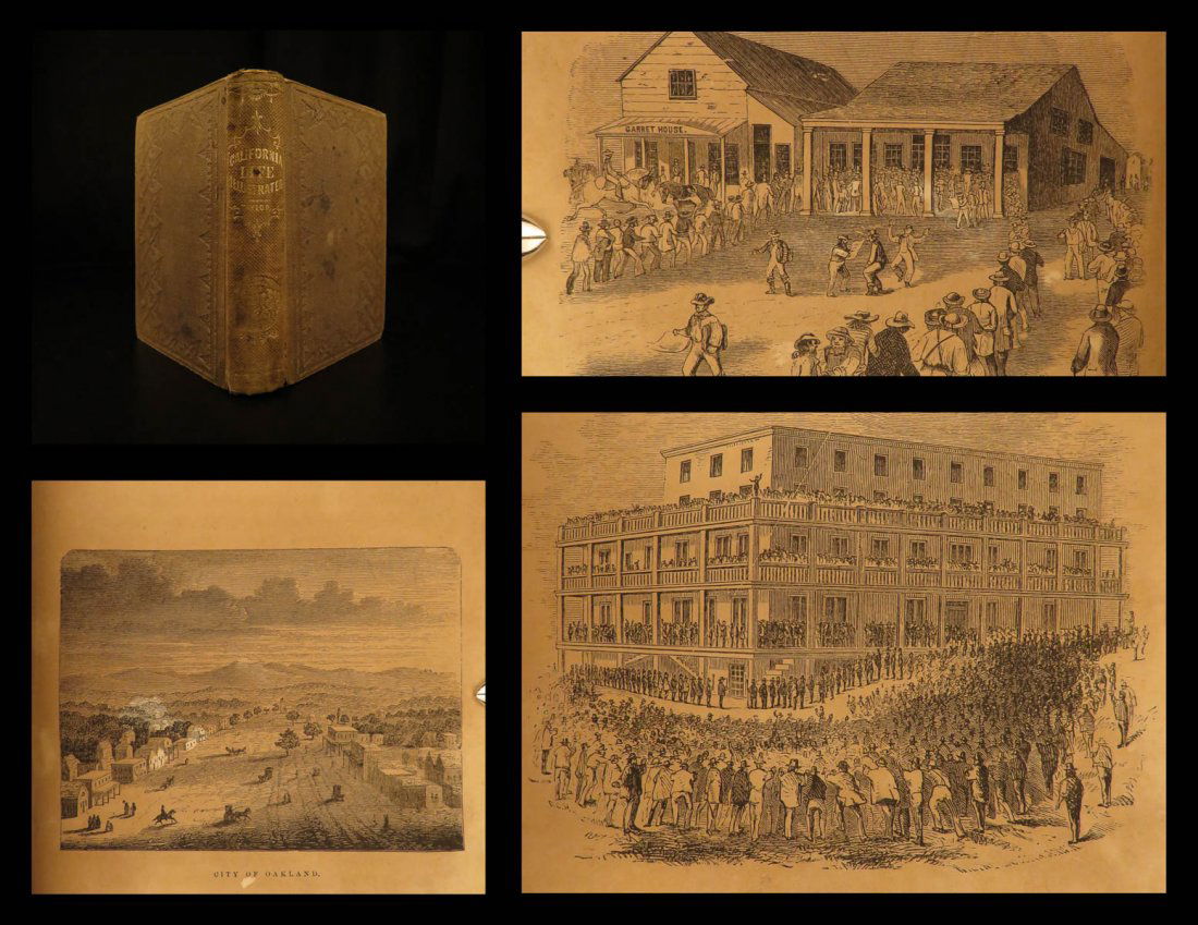 1858 California Life Illustrated Golden Gate Gold Mine (1 of 10)