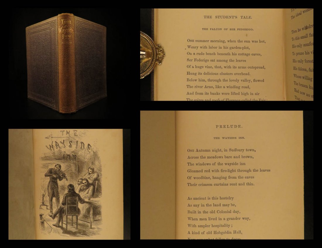 1863 1st ed Henry Wadsworth Longfellow Paul Revere Poem (1 of 10)