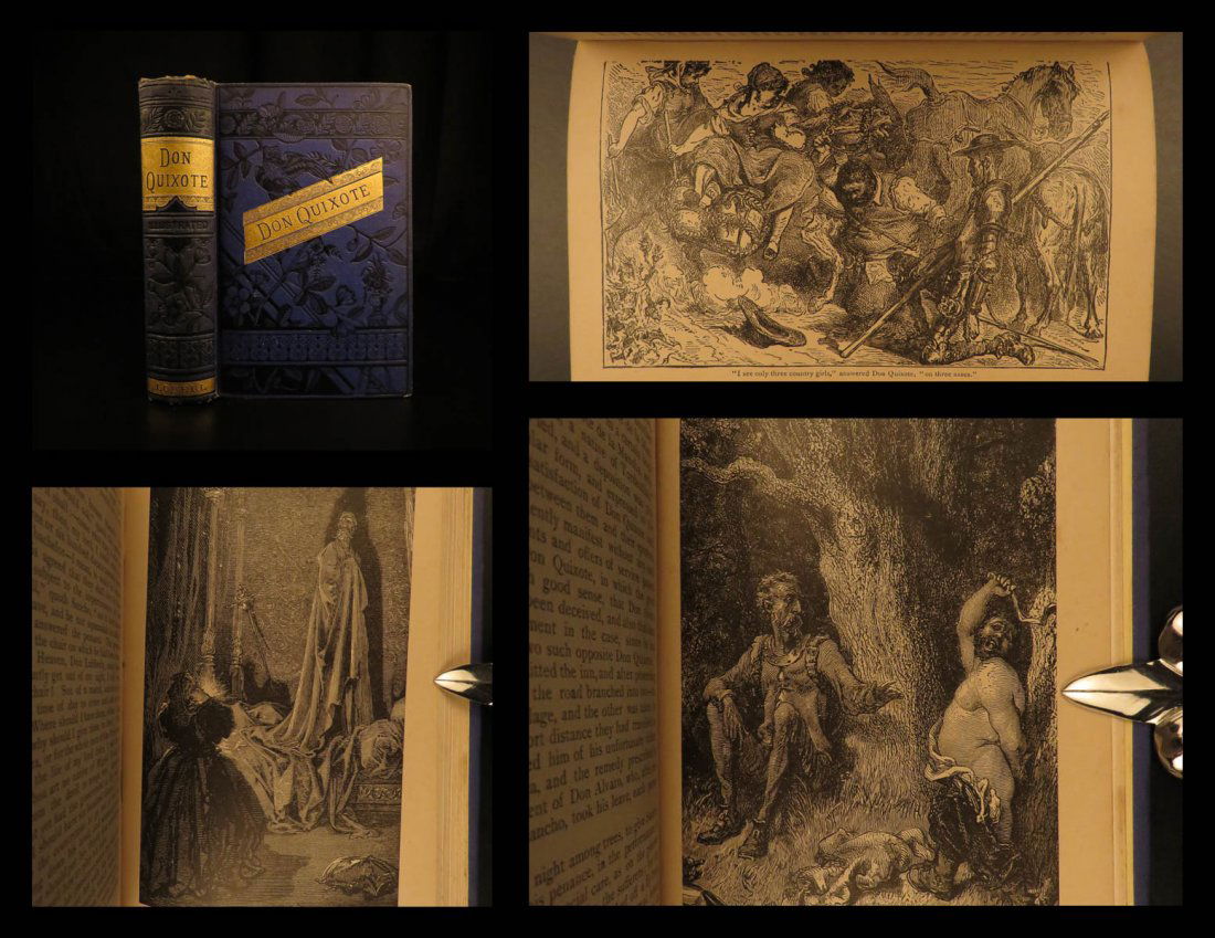 1884 Don Quixote la Mancha Cervantes Jarvis English (1 of 10)