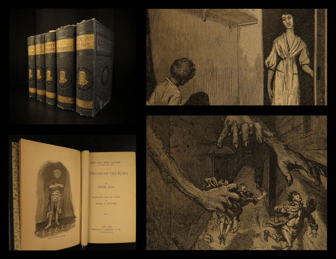 1888 Victor HUGO French Literature Les Miserables (1 of 10)