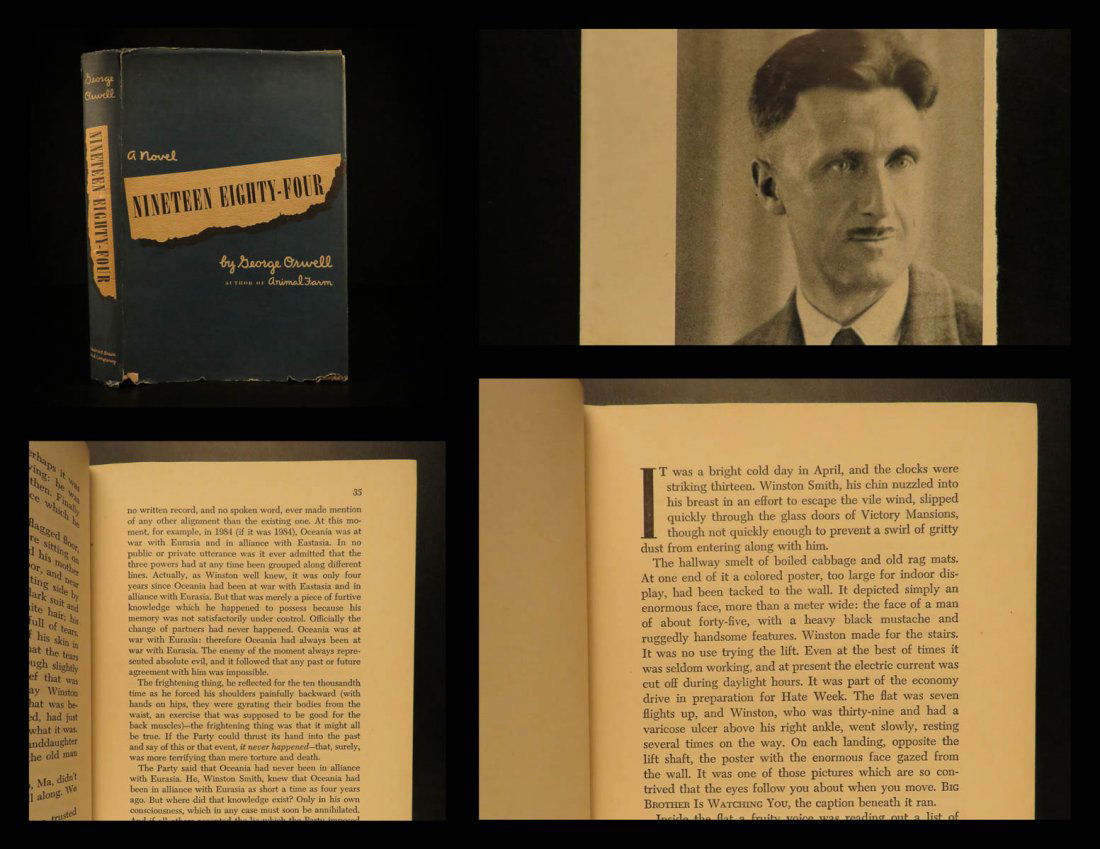 1949 1st ed George Orwell Nineteen Eighty-Four (1 of 10)
