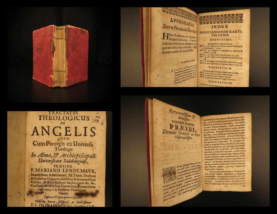 1702 1st ed RARE Existence of ANGELS & DEMONS Free Will (1 of 10)