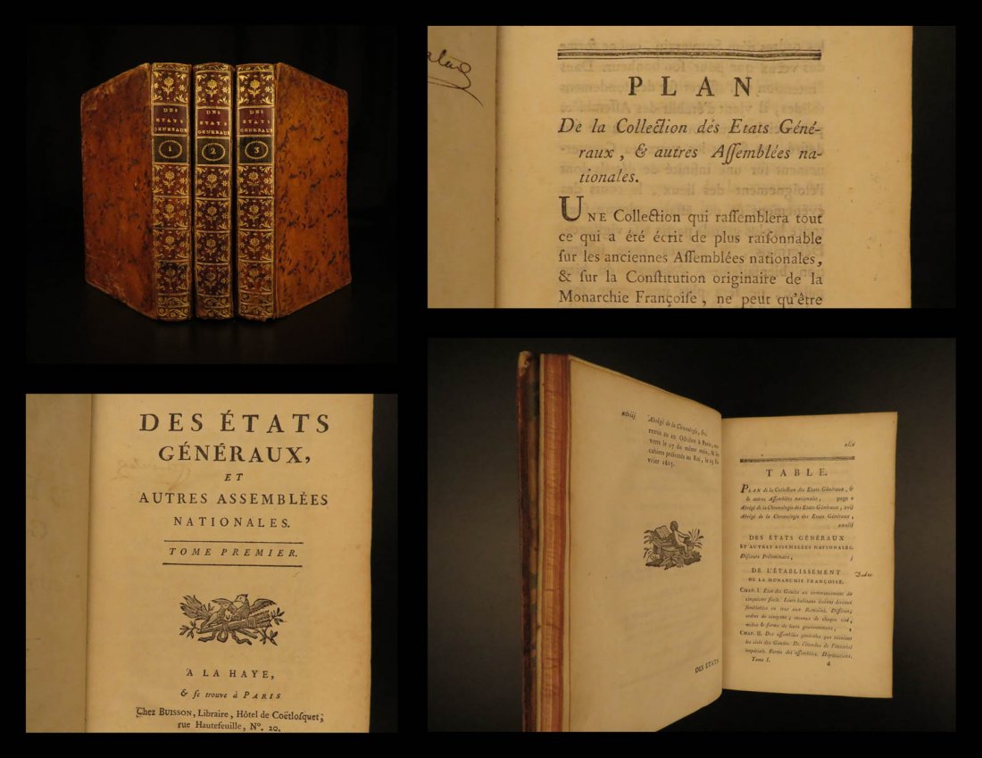 1788 1ed French National Assembly & Estates General (1 of 10)